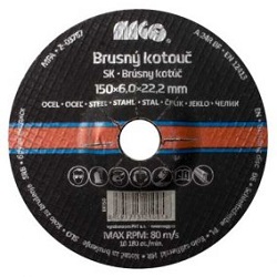 Magg BK150 brusný kotouč na kov 150x6x22,2mm