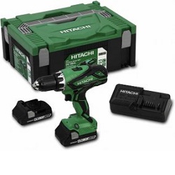HITACHI DS14DJL aku šroubovák 14,4V - 2x 1,5 Ah Li