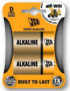 JCB Super Alkaline D 2ks JCB-LR20-2B alkalická