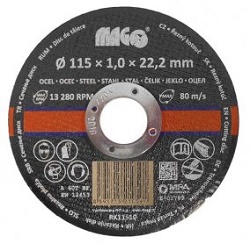 Magg RK11510 řezný kotouč na kov 115x1,0x22,2mm