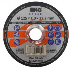 Magg RKQS12510220 řezný kotouč na kov 125x1,0x22mm