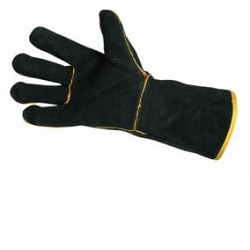 CERVA Sandpiper Black rukavice svářečské černé v11