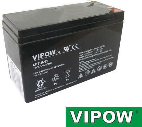 Vipow 12V/7.5Ah baterie olověná F2, BAT0214
