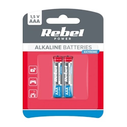 Baterie AAA, R03 alkalická REBEL EXTREME Alkaline