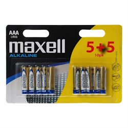 Maxell AAA baterie R03 alkalická 10ks