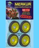 Merkur ND 114 Adhézní kola 4ks