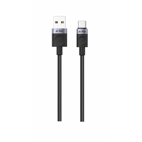 Kabel iPEAX USB-A/USB-C 1,5m Black 90010108