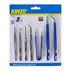 Kinzo 2091984 sada pinzet 7ks 14cm