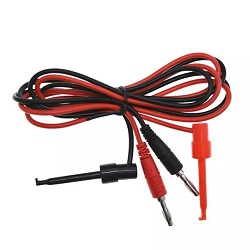 Kabel měřicí s háčky GETI GT-L04 1m