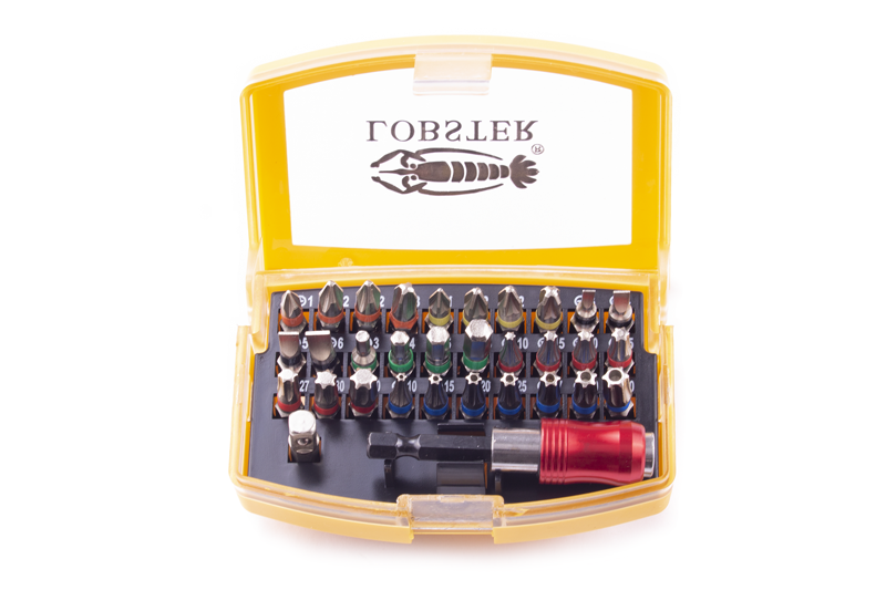 Lobster 108848 sada bitů 25mm/32ks včetně adaptéru