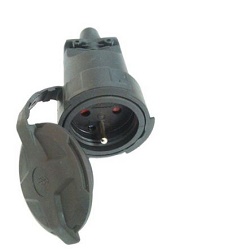 Solight P79 zásuvka gumová 16A/230V IP65