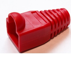 NET-X Ochrana konektoru RJ45 pryžová červená