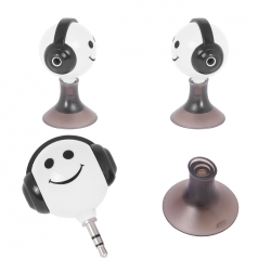 Aligator rozdvojka 3.5mm jack bílo-černý 69350