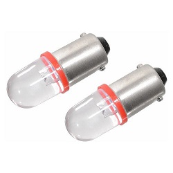 Compass 33747 žárovka LED 12V Ba9s červená 2ks