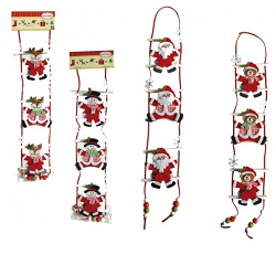 Dekorace vánoční figurky zavešené 32cm 946302