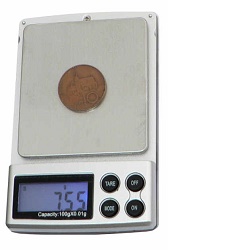 Hütermann HS-100 kapesní digitální váha 0,01g