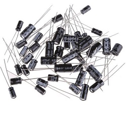 470u/10V elektrolyt.kondenzátor radiální