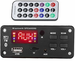 Hadex M501C FM rádio přehrávač MP3 s bluetooth 5.0