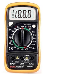 PeakMeter PM830L digitální multimetr