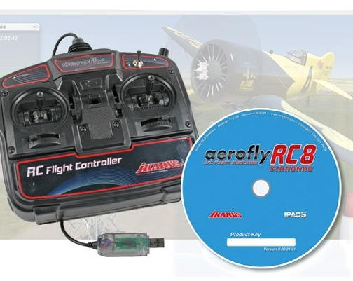 Aerofly RC8 Standard Windows s USB ovladačem