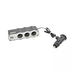 Tipa D444 napájecí autoadaptér + USB 0.5A